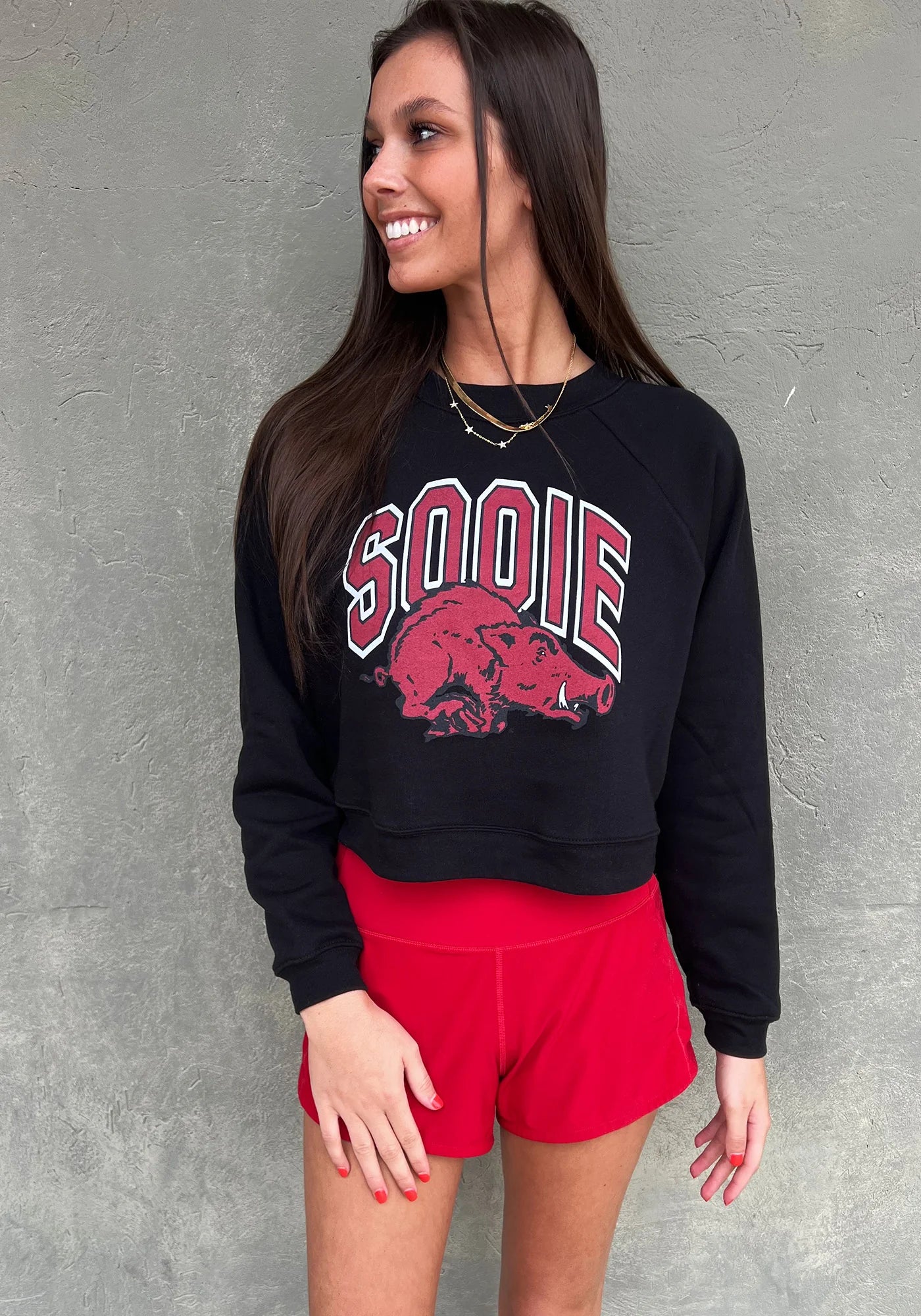 Sooie Cropped Sweatshirt