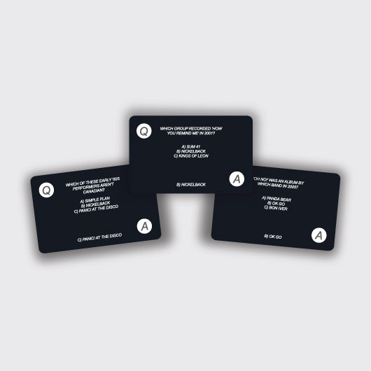 Super 2000s Trivia Cards