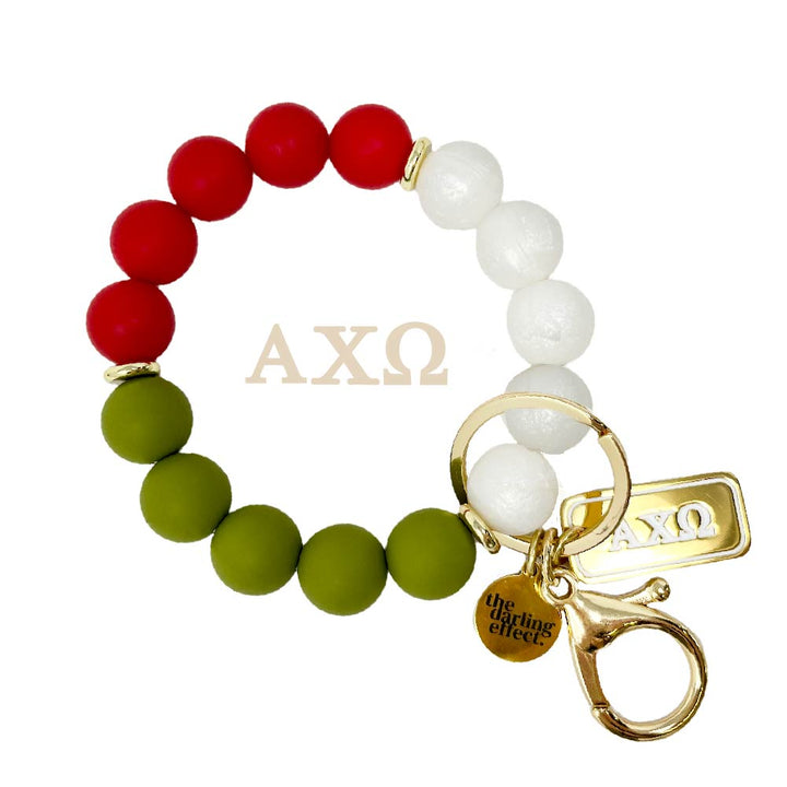 Greek Hands-Free Keychain Wristlet