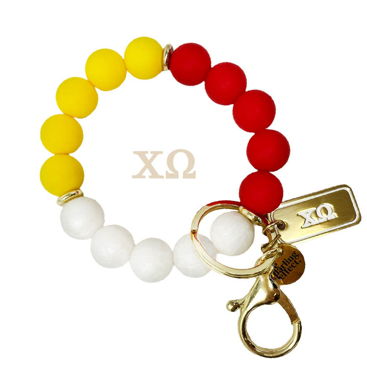 Greek Hands-Free Keychain Wristlet
