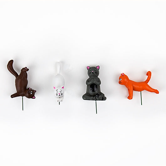 Plant Pot Yoga Cat Markers