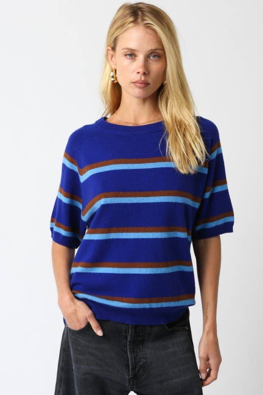 Janelle Stripe Knit Top