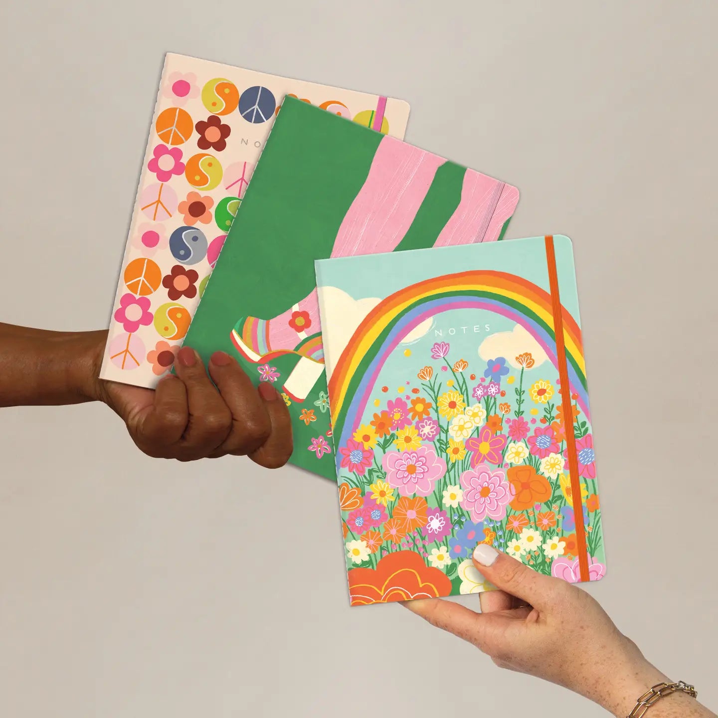 Happy Pride Seedlings Sewn Trio Notebook Set