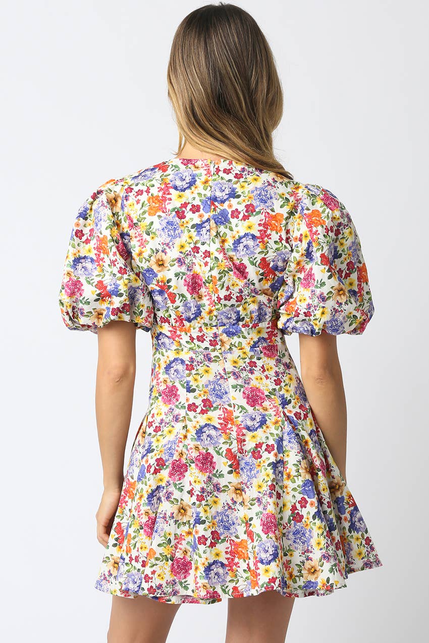 Evie Floral Bubble Dress