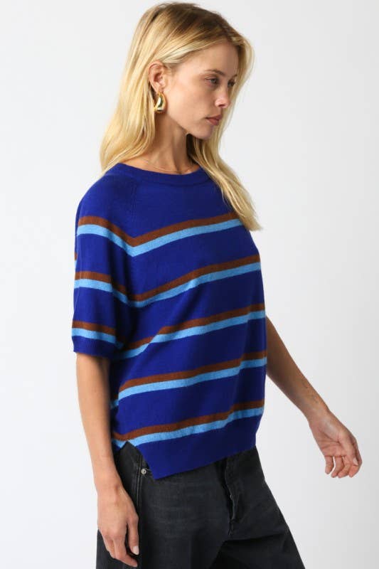 Janelle Stripe Knit Top