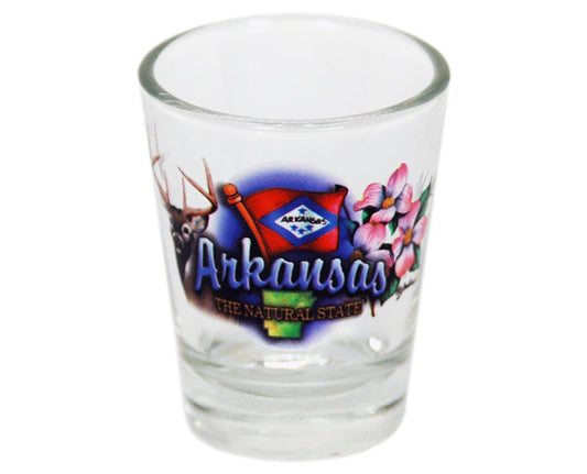 Arkansas Shot Glass Elements