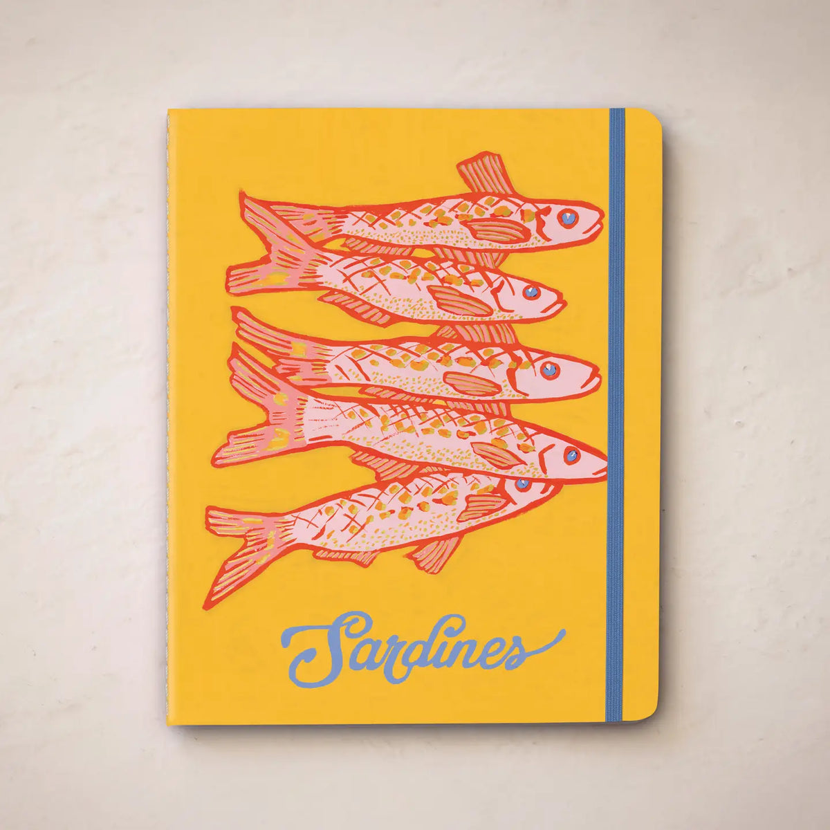 Blue Sardine Tins Sewn Trio Notebook Set