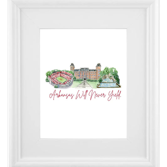 Arkansas Landmark 8x10 Print