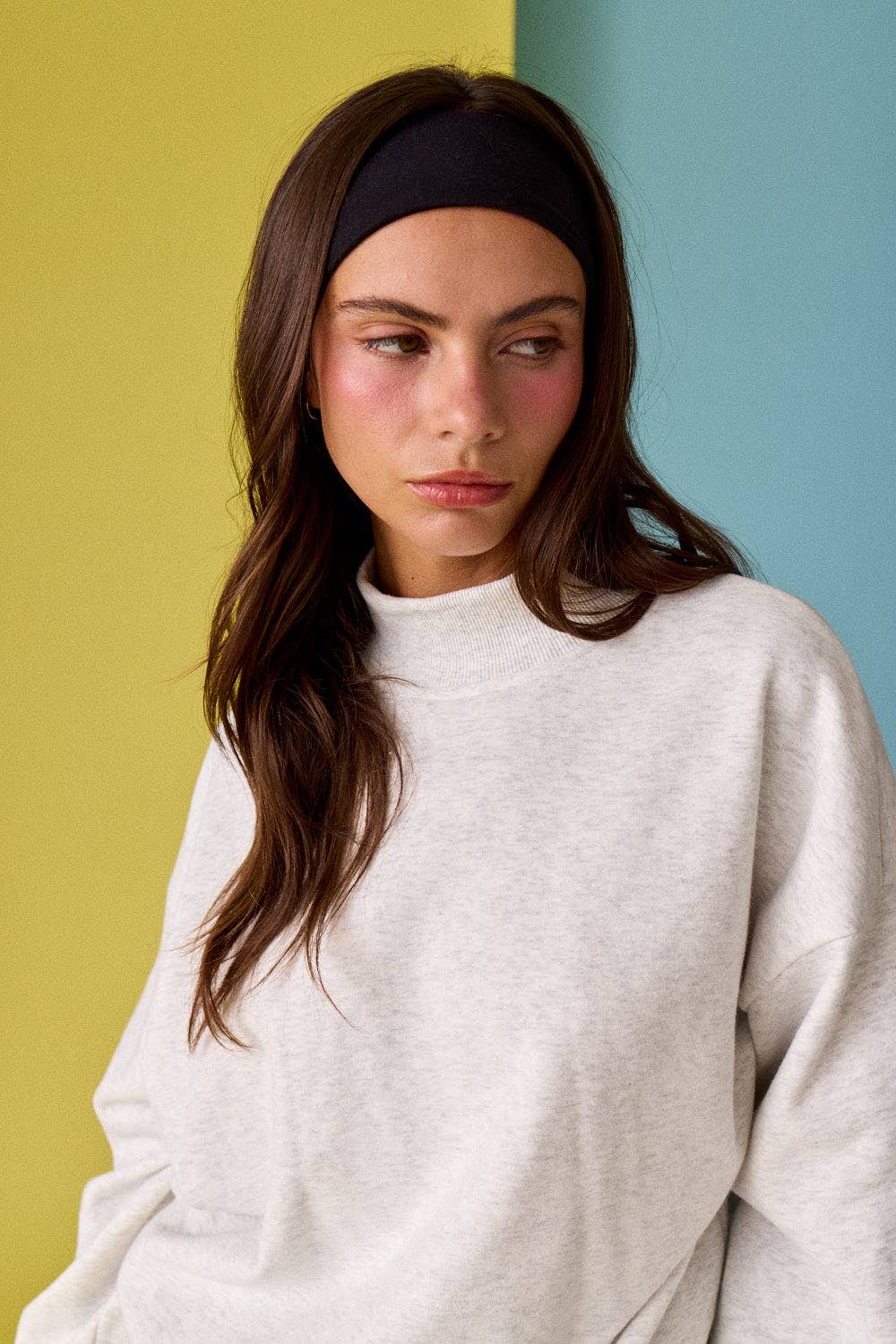 Oversized Lounge Mockneck