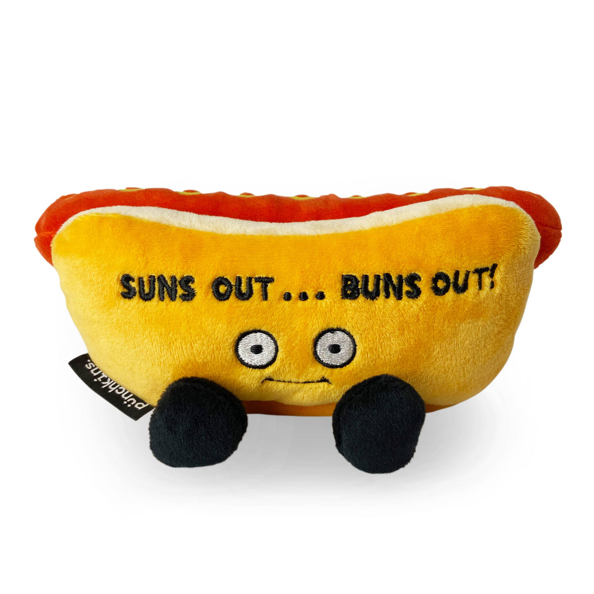 "Suns Out… Buns Out!" Plush Hotdog