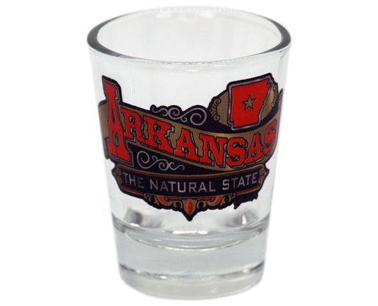Arkansas Shot Glass Banner