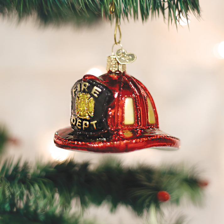 Glass Military/First Responder Ornaments