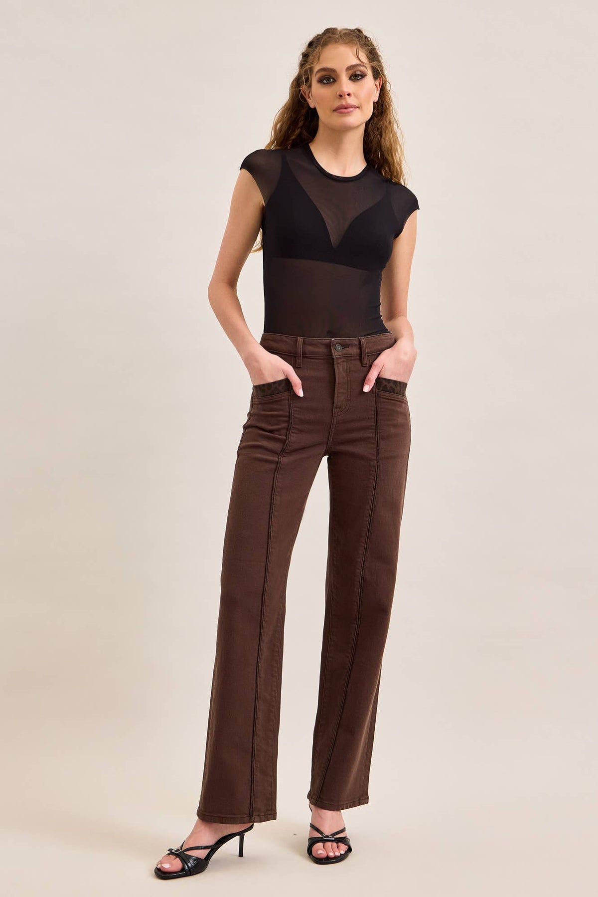 LEOPARD DETAILED CLASSIC STRAIGHT