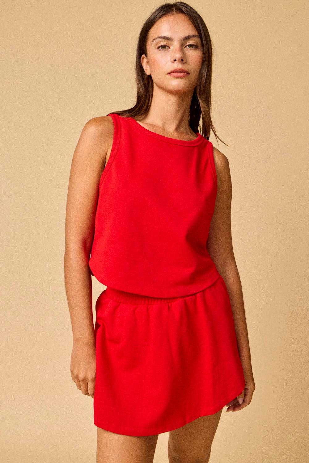 Kailee Terry Knit Tennis Tank