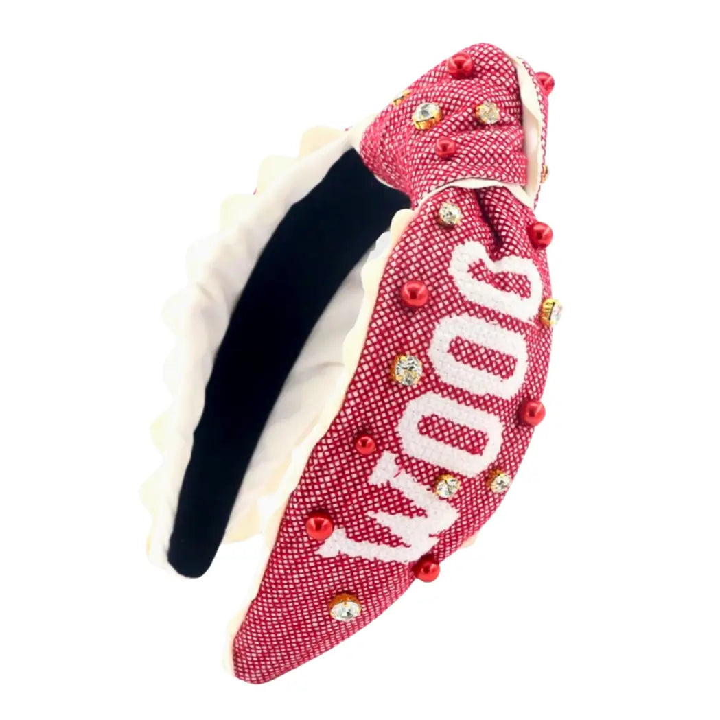 WOOO PIG Cross Stitch Headband