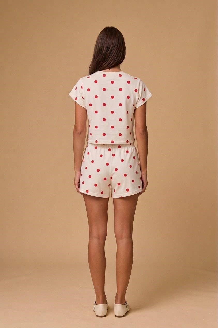 Polka Dot Lounge Shorts