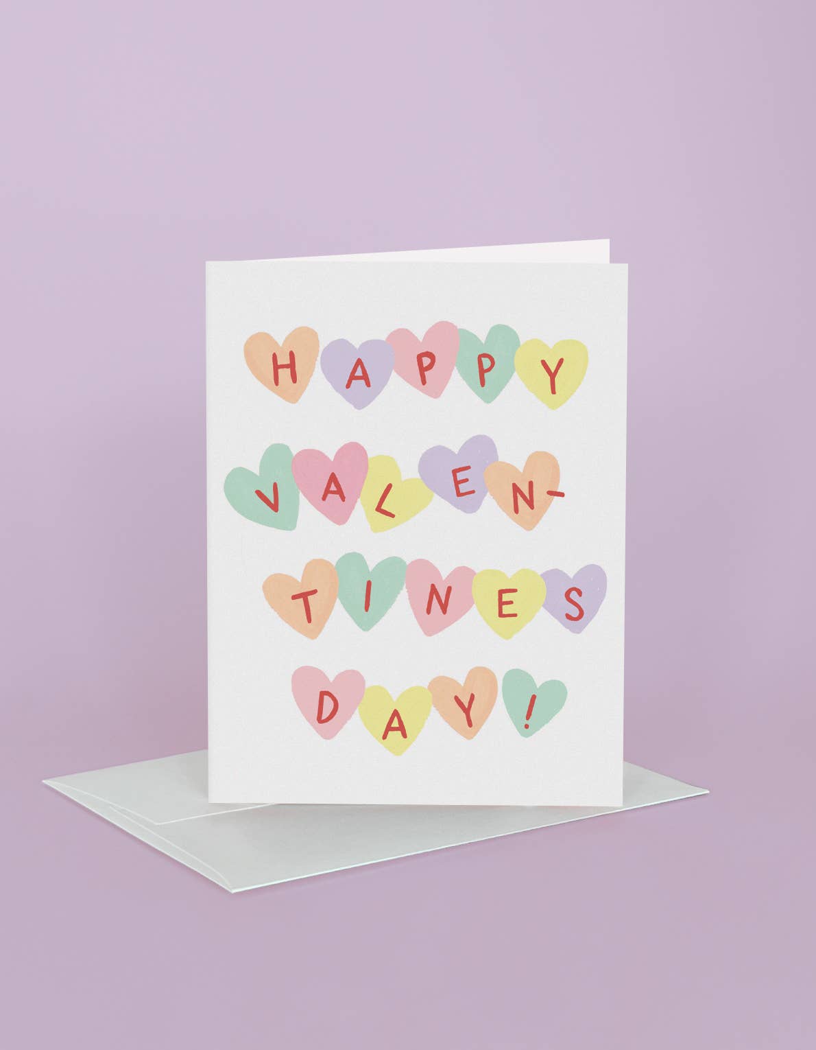 Conversation Hearts Greeting Card