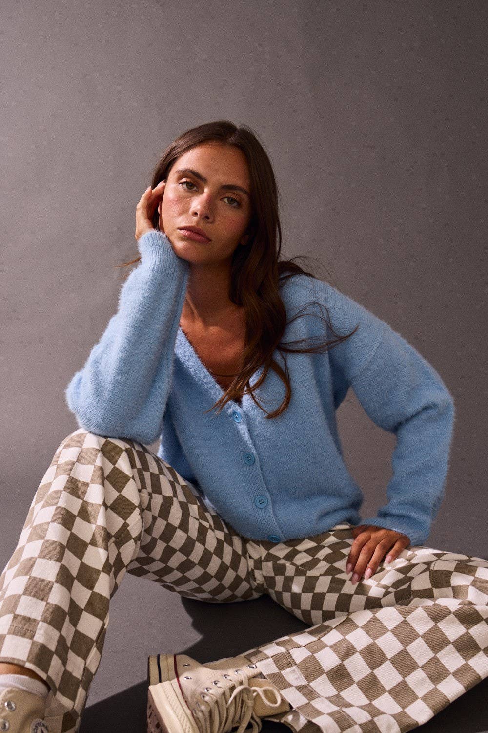 Demi Checkered Bottoms