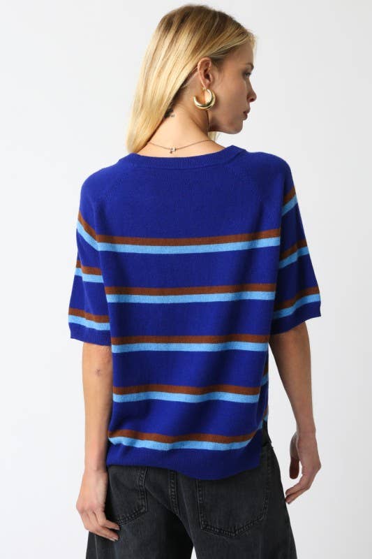 Janelle Stripe Knit Top