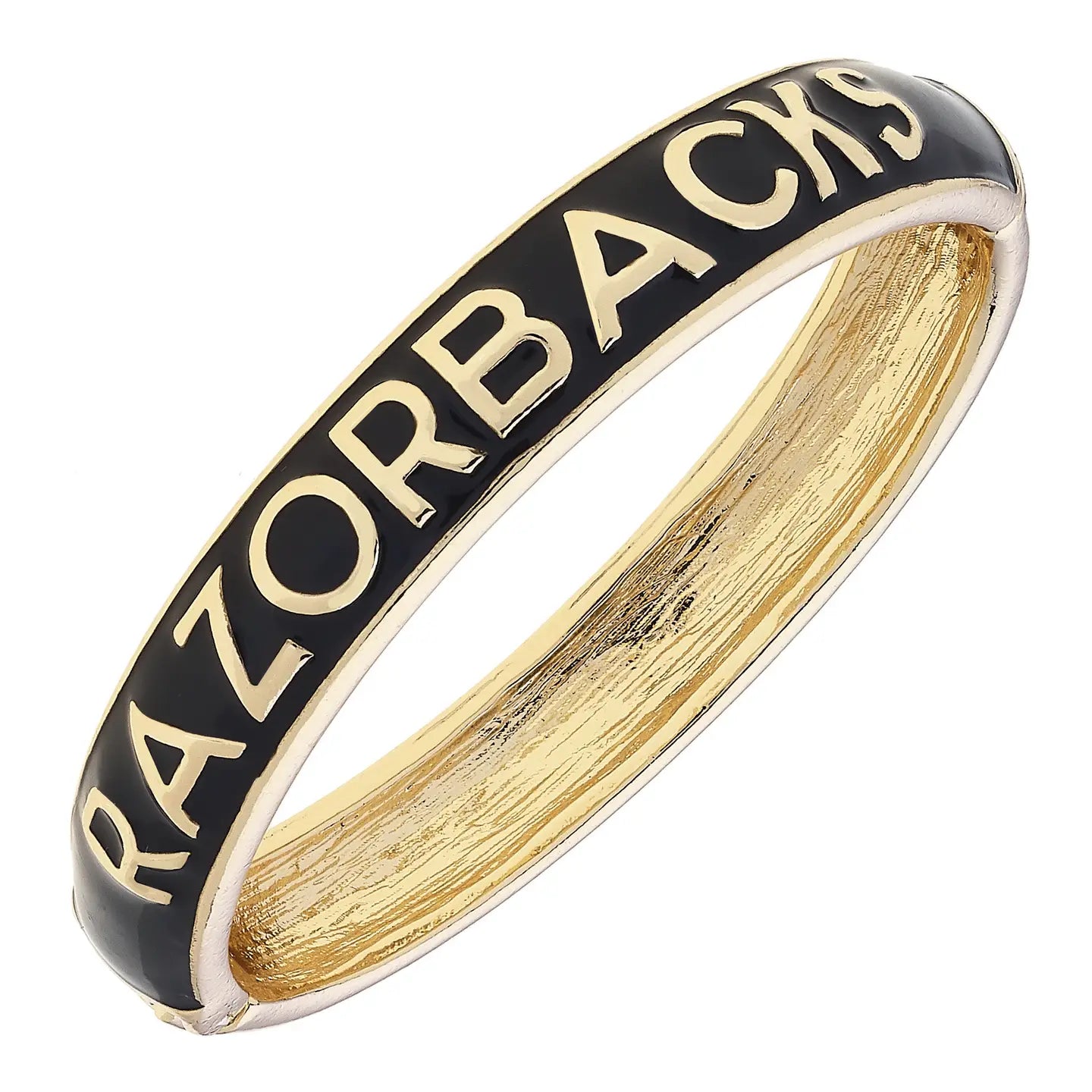 Arkansas Razorbacks Sculpted Hinge Bangle