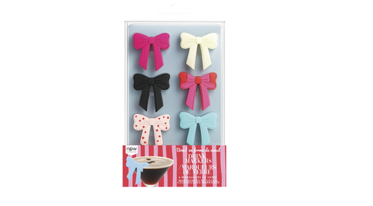 Bow Drink Markers - 6 Pack