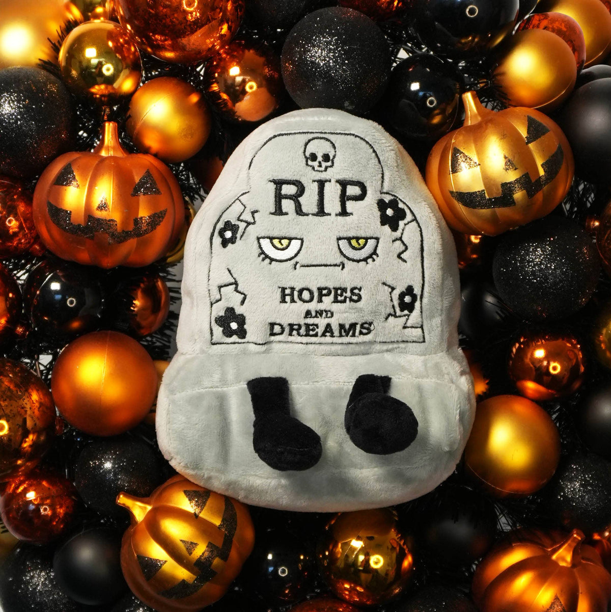 “RIP Hopes and Dreams” Headstone Plush