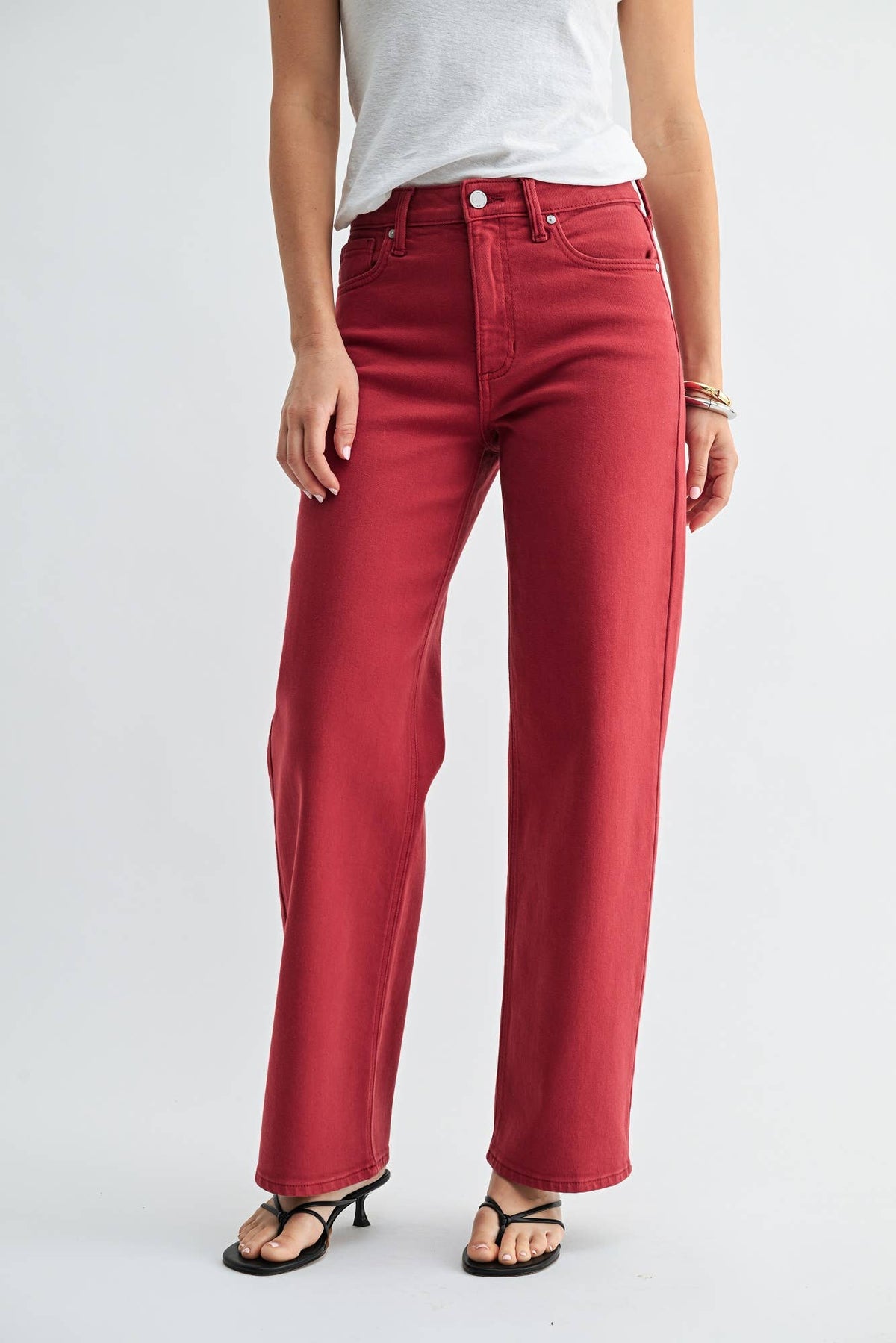 Vintage High Rise Straight Denim