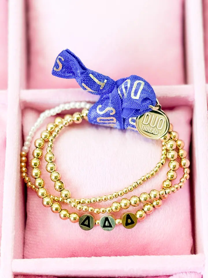 The Everyday Gold Bracelet Sorority Stack