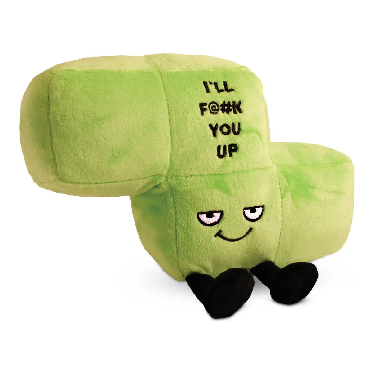 Plush "Block You Up" Gamer Funny Stuffy Toy