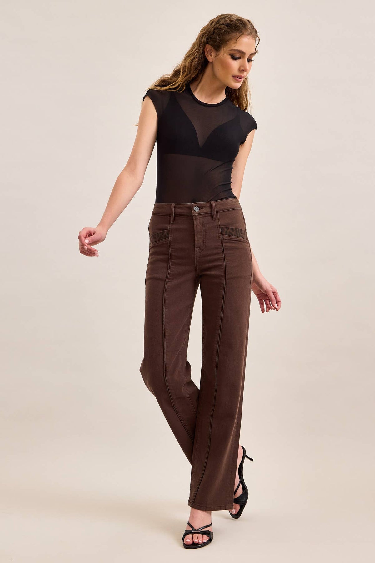 LEOPARD DETAILED CLASSIC STRAIGHT