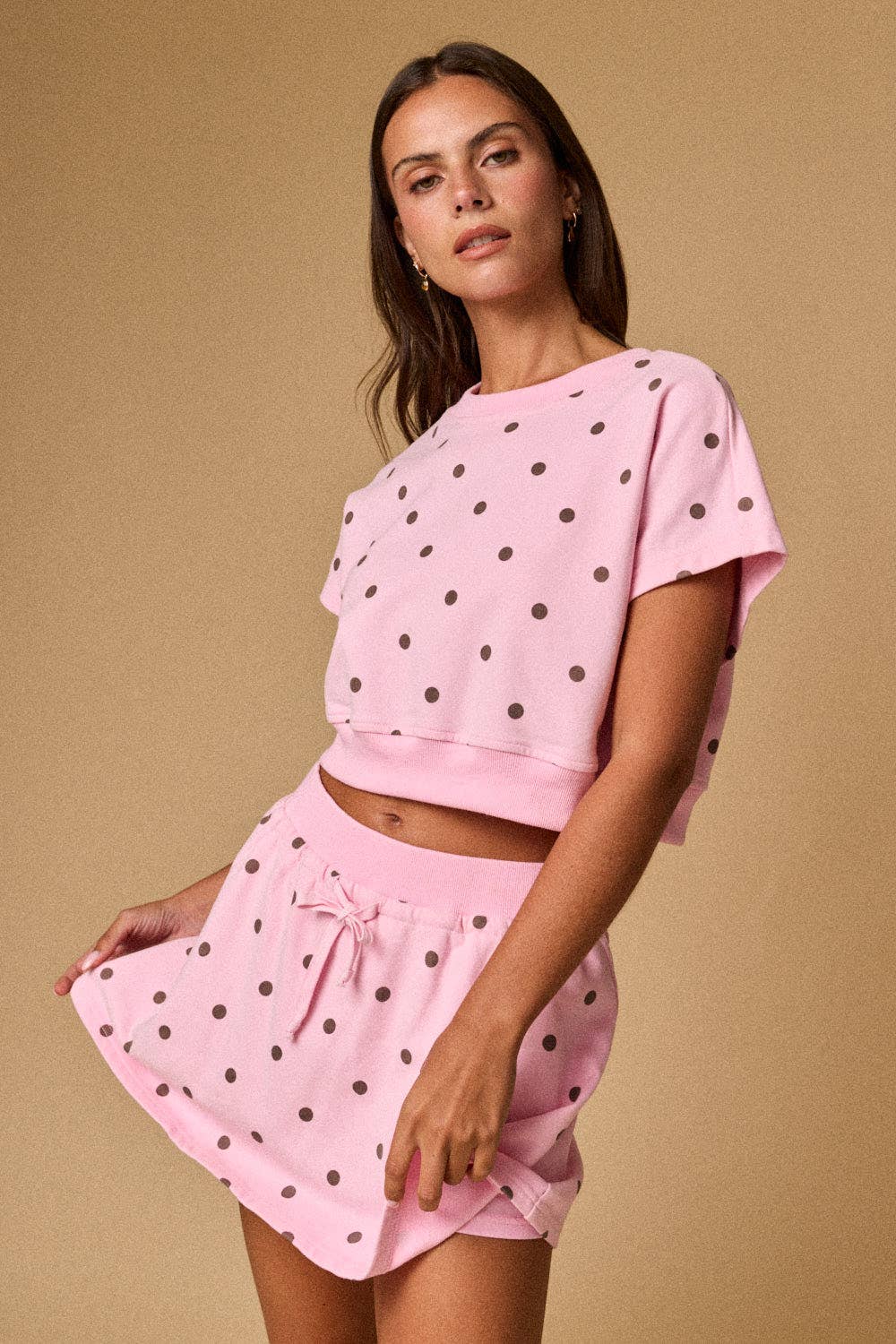Lounge Polka Dot Skort