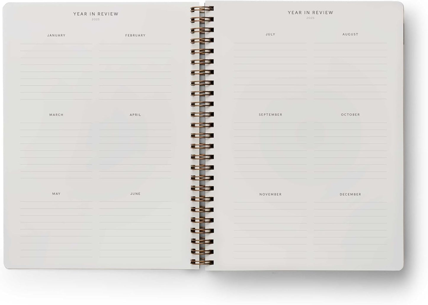 2025 Roses 12- Month Softcover Spiral Planner