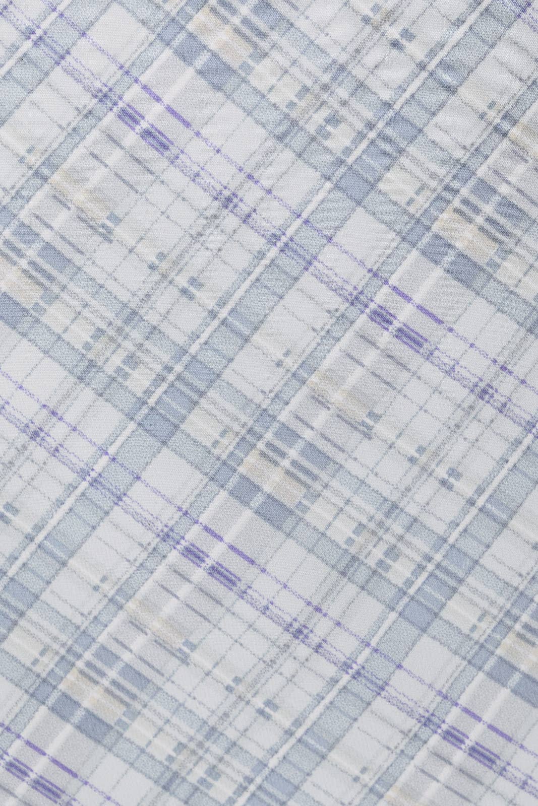 MID WAIST PLEATED PLAID SKIRT