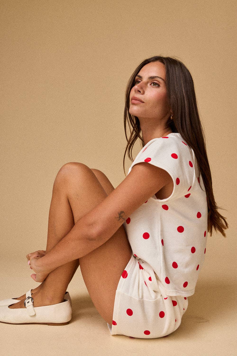 Polka Dot Lounge Shorts