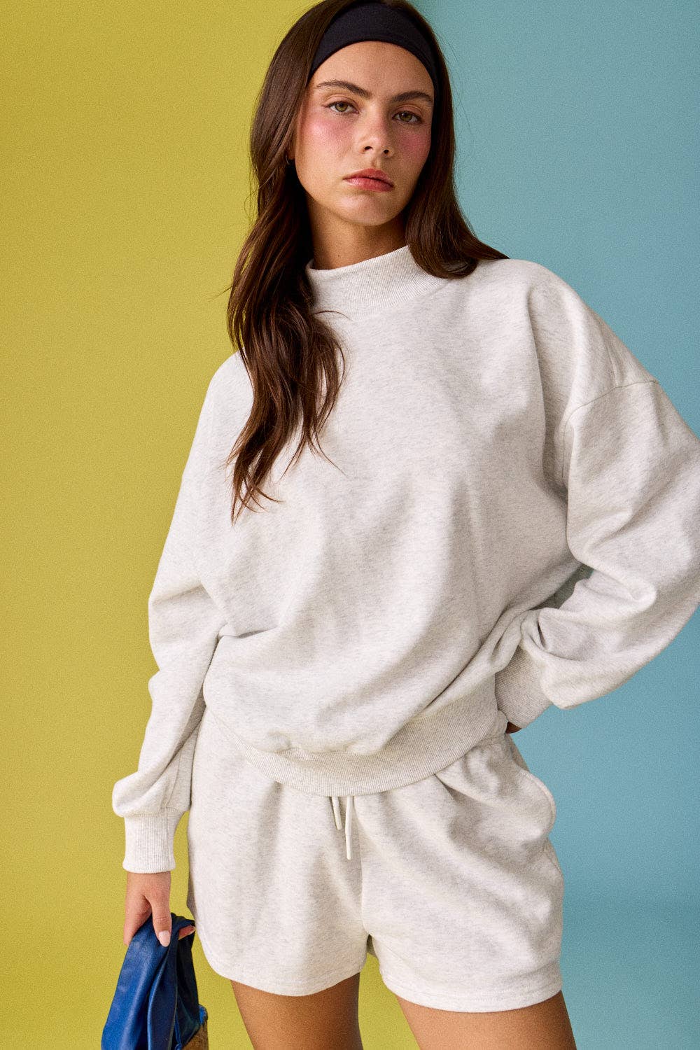 Oversized Lounge Mockneck