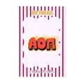 Sorority Bubble Letter Needle Minder