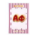 Sorority Bubble Letter Needle Minder