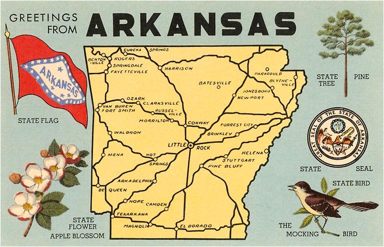 Arkansas Postcards