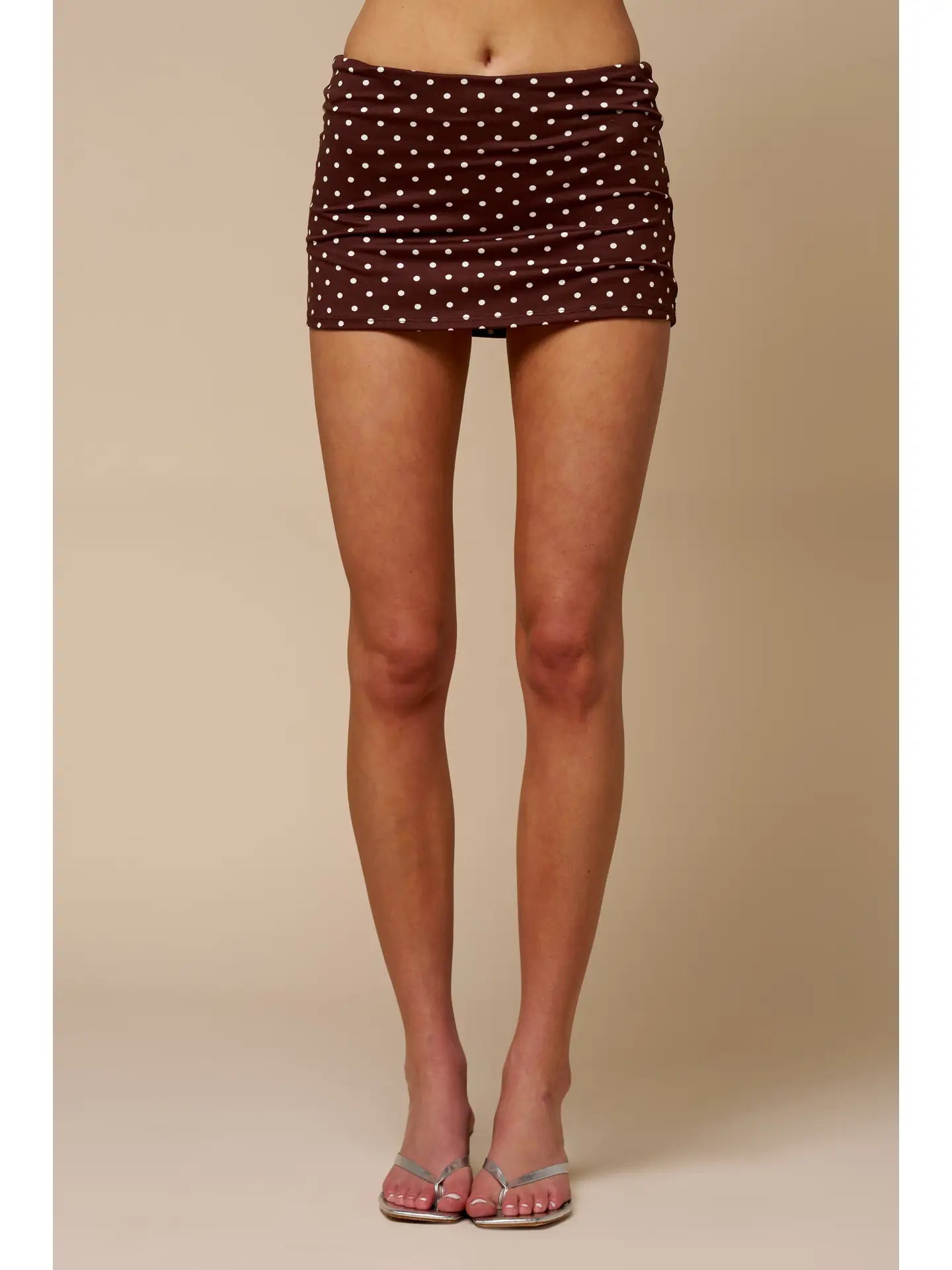 Polka Dot Micro Mini Skort