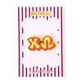 Sorority Bubble Letter Needle Minder