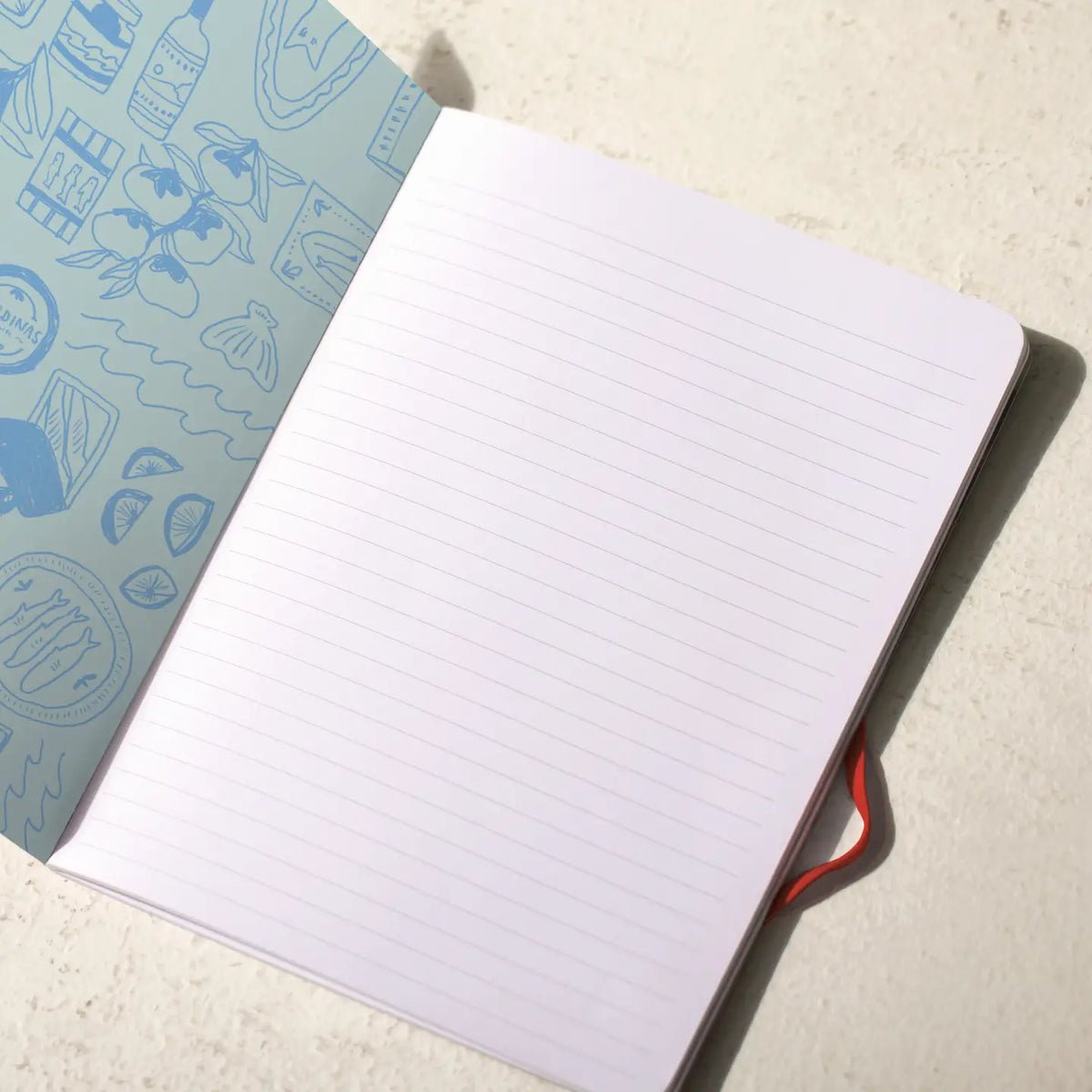 Blue Sardine Tins Sewn Trio Notebook Set