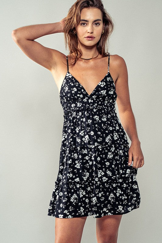 Rebel Blossom Mini Dress