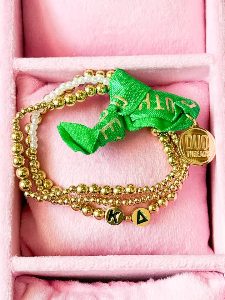 The Everyday Gold Bracelet Sorority Stack