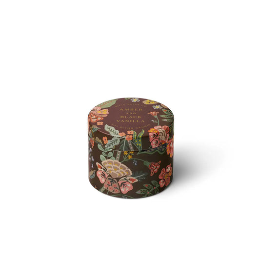 Gracie Amber and Black Vanilla 3oz Tin Candle