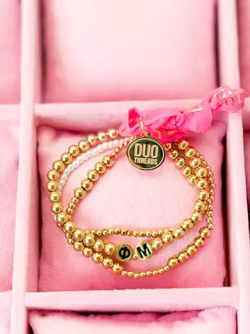 The Everyday Gold Bracelet Sorority Stack