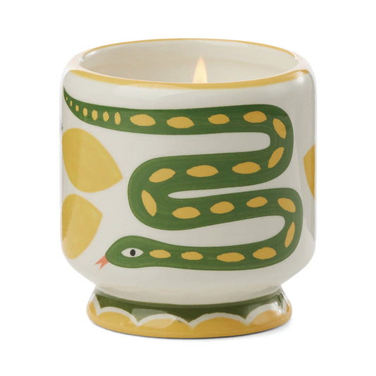 Hand painted 8oz Ceramic Candle