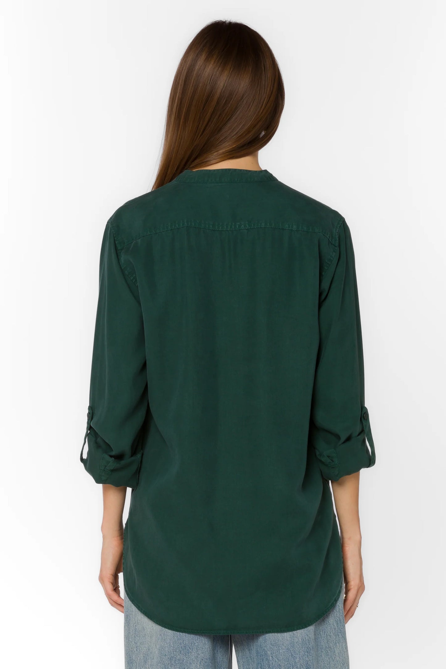 Addlyn Rolled Tab Sleeve Top