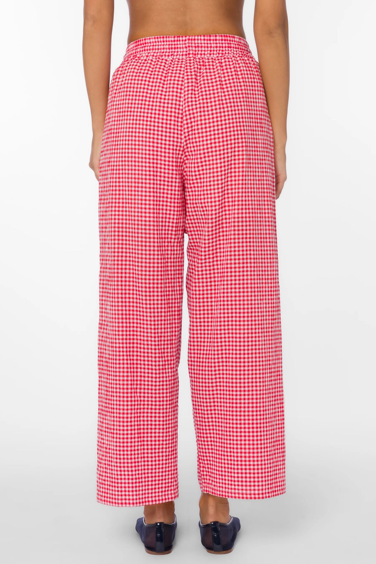 Allie Cherry Gingham Pants