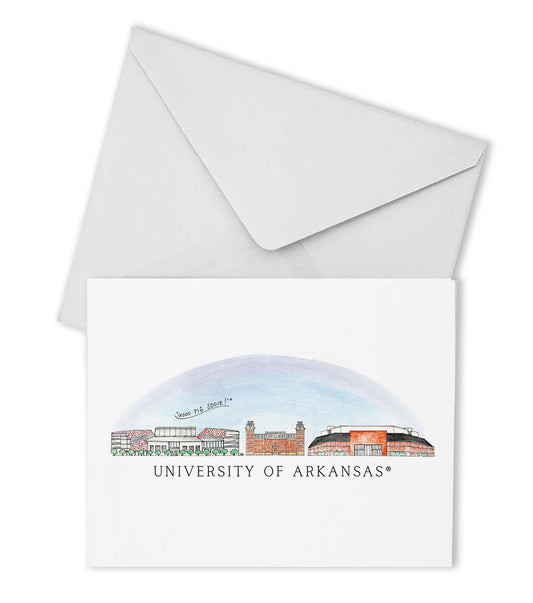 Arkansas Skyline Boxed Note Cards