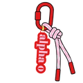 Greek Corded Key/Bag Charm
